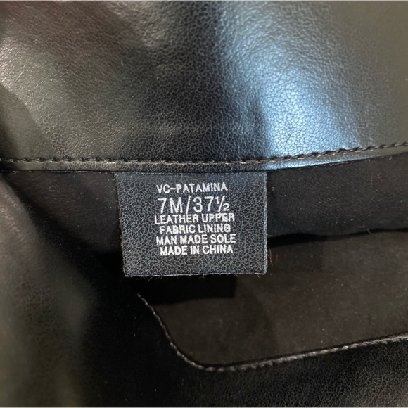 $35 - Vince Camuto black leather riding boot knee high - Picture 2 of 7